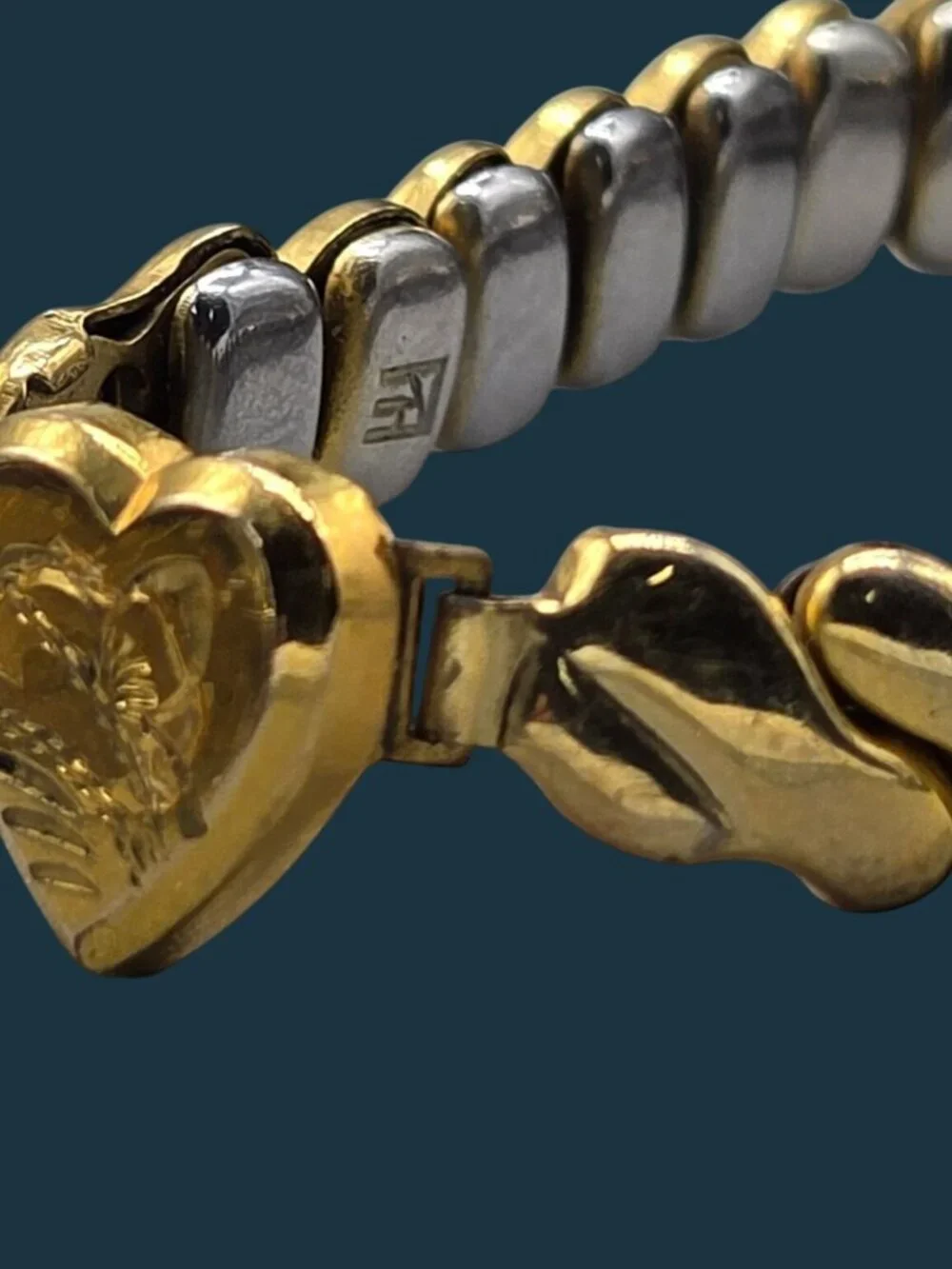 VTG Marvel Mfg Child-Sized Sweetheart Expansion Bracelet 4.5